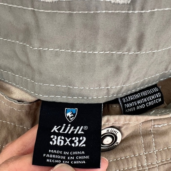 Kuhl Men’s Lightweight Cargo Utility Hiking Pants 36 x 32 - Picture 4 of 14